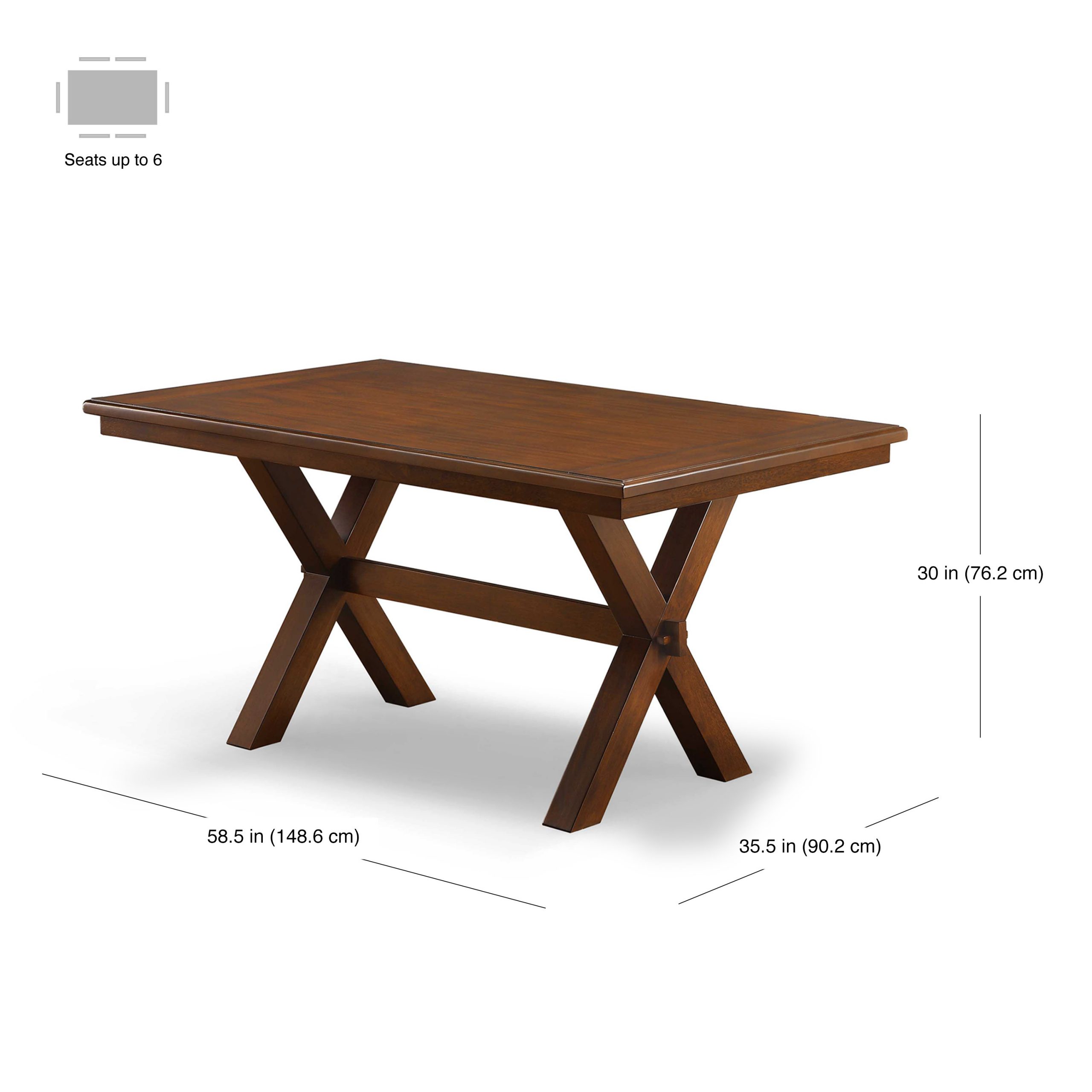 Better homes and gardens maddox crossing dining table with leaf Whalen