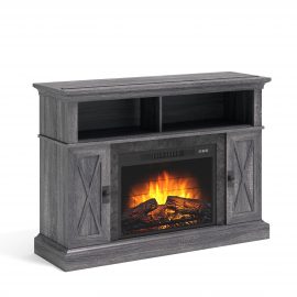 Kellum Media Fireplace Console for 58in TVs